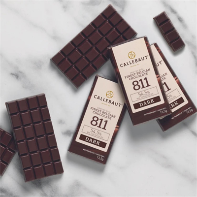 Callebaut Bitter Çikolata Napoliten 1 kg (75 adet) Belçika Çikolatası Tekli Sunumluk Mini Bitter Çikolata