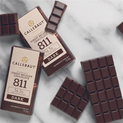 Callebaut Bitter Çikolata Napoliten 1 kg (75 adet) Belçika Çikolatası Tekli Sunumluk Mini Bitter Çikolata