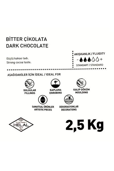 Chocovic Bitter Kuvertür Çikolata 2,5 kg