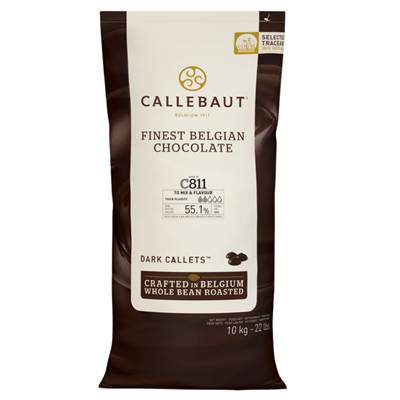 Callebaut C811 Bitter Kuvertür Drop Çikolata 10 kg