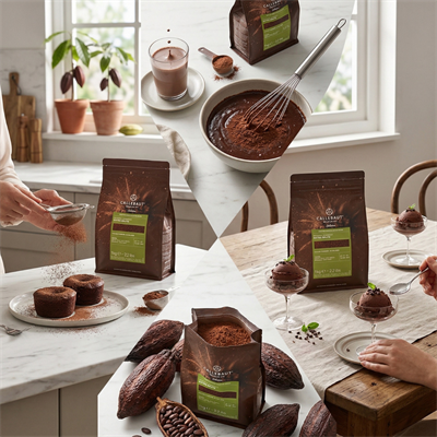 Callebaut Extra Brute Kakao 1 kg (%22 - %24 Yağlı)