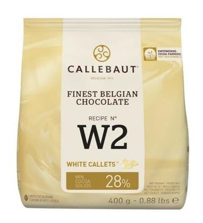 Callebaut W2 Beyaz Drop Çikolata 400 Gr