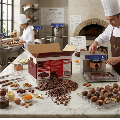 Callei Chocolate Sütlü Damla Çikolata 3 KG – Pasta, Kurabiye ve Tatlı Tarifleri İçin Profesyonel Sütlü Çikolata