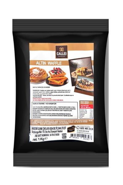 Callei Waffle Harcı Altın Tarif 1 Kg
