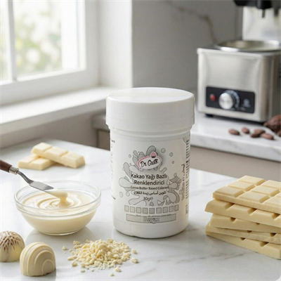Dr. Gusto Çikolata Boyası Beyaz 30 gr - Yağ Bazlı Gıda Boyası