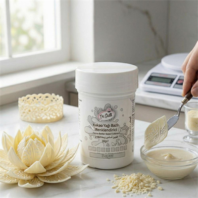 Dr. Gusto Çikolata Boyası Beyaz 30 gr - Yağ Bazlı Gıda Boyası