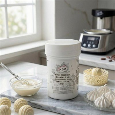 Dr. Gusto Çikolata Boyası Beyaz 30 gr - Yağ Bazlı Gıda Boyası