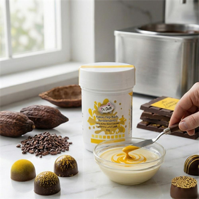 Dr. Gusto Çikolata Boyası Sarı 30 gr - Yağ Bazlı Gıda Boyası (Kakao Yağı, Çikolata ve Ganaj için)