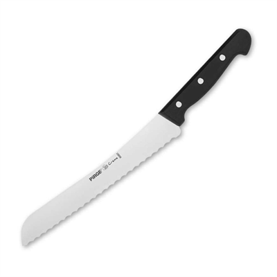 CREME EKMEK BIÇAĞI DİŞLİ 21 CM SİYAH