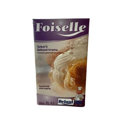 CSM Foiselle Şekerli Sıvı Şanti 1 Lt – Profesyonel Kullanıma Uygun