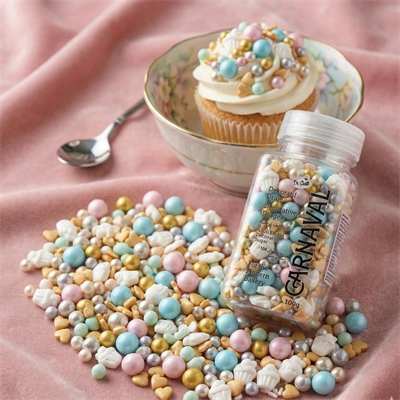 Cupcake Dekorlu Minik Altın Kalpli Karışık Süsleme Şekeri 100 GR No:05 – Pasta ve Tatlı Dekor Şekeri