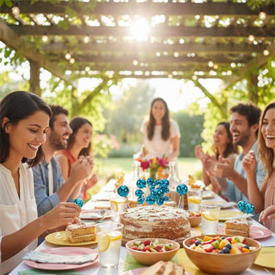 Disko Top Mavi – Pasta ve Tatlı Üzeri Dekoratif Süs (12li Set)