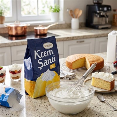 Dondo Krem Şanti 1000 gr & Fiero Toz Krema Patiseri 1000 Gr.