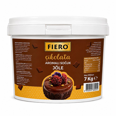 Dondo Soğuk Jöle Çikolata Aromalı 7 KG – Pasta, Tart ve Tatlılar İçin Profesyonel Parlak Soğuk Pasta Jölesi