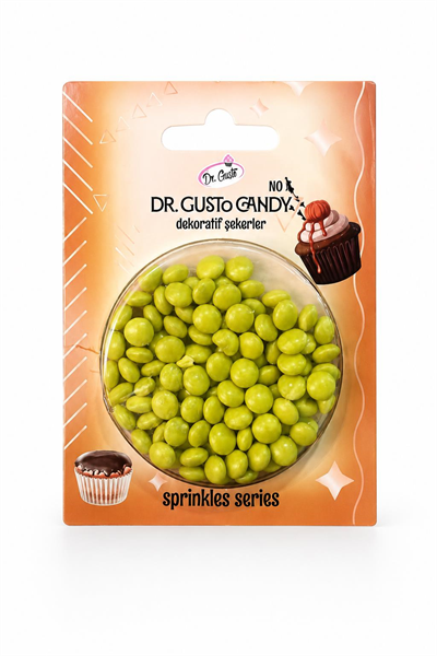 Dr. Gusto Sarı Bonbon Draje Pasta Süsleme Şekeri