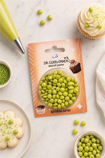 Dr. Gusto Sarı Bonbon Draje Pasta Süsleme Şekeri