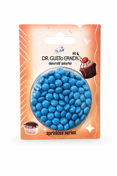 Dr. Gusto Mavi Bonbon Draje Pasta Süsleme Şekeri