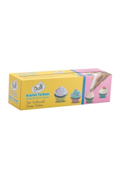 Dr. Gusto Krema Torbası Classic 72’li – Tek Kullanımlık Dayanıklı Pasta Sıkma Torbası
