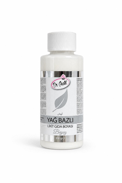 Dr. Gusto Beyaz Yağ Bazlı Likit Gıda Boyası 110 Gr