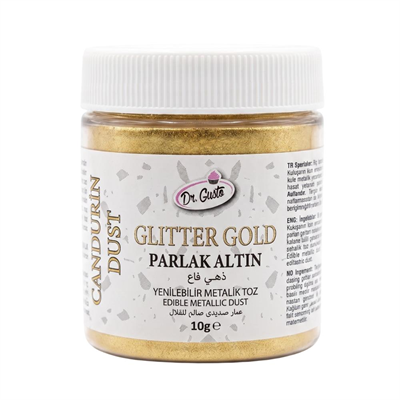 DR.GUSTO METALİK TOZ 10 GR GLITTER ALTIN