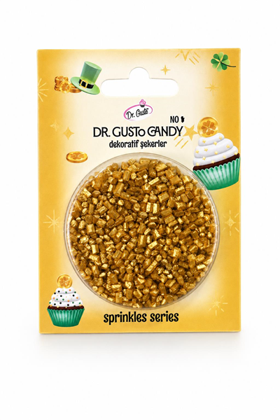 Dr. Gusto Altın Candy Sanding Pasta Süsleme Şekeri