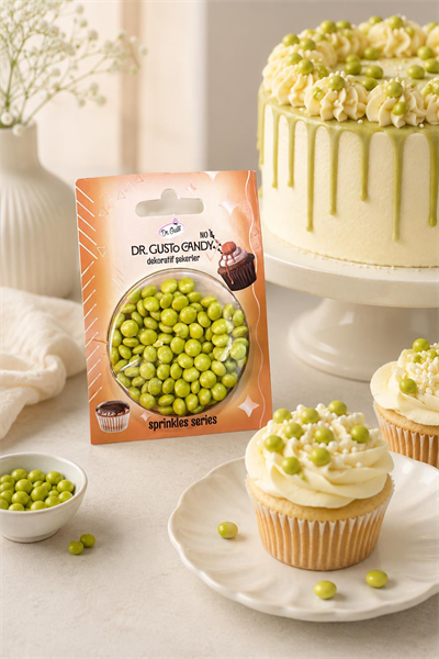 Dr. Gusto Sarı Bonbon Draje Pasta Süsleme Şekeri