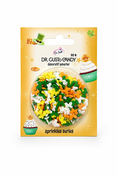 Dr. Gusto Karışık Renkli Kelebek Pasta Süsleme Şekeri