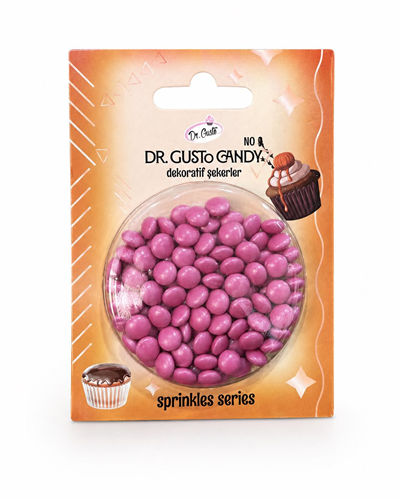 Dr. Gusto Pembe Bonbon Draje Pasta Süsleme Şekeri