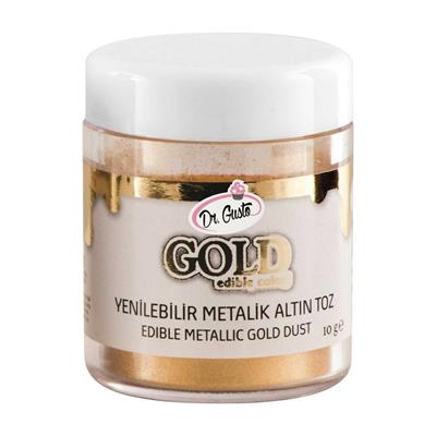 Dr Gusto Yenilebilir Metalik Toz Altın Gıda Boyası 10 gr