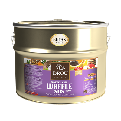 Drou Beyaz Eko Waffle & Krep Sosu 10 Kg