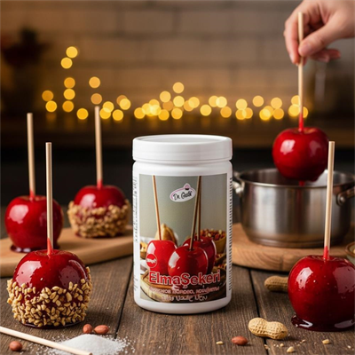 Elma Şekeri 200 GR – Şekerleme ve Pastacılık İçin Parlak Kaplama