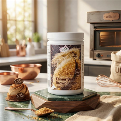 Dr. Gusto Esmer Şeker 200 gr - Pastacılık ve Tatlı Tarifleri için Doğal Aromalı Kahverengi Şeker