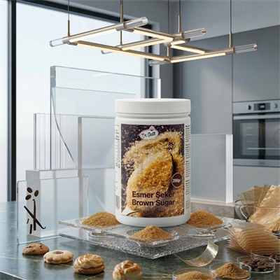 Dr. Gusto Esmer Şeker 200 gr - Pastacılık ve Tatlı Tarifleri için Doğal Aromalı Kahverengi Şeker