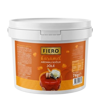Fiero Karamel Jöle 7 Kg Profesyonel Pasta ve Tatlı Dekor Kaplama Jölesi