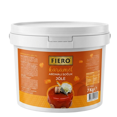 Fiero Karamel Jöle 7 Kg Profesyonel Pasta ve Tatlı Dekor Kaplama Jölesi