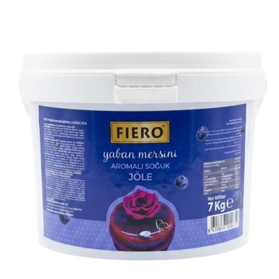 Fiero Yaban Mersini Jöle 7 Kg Profesyonel Pasta ve Tatlı Süsleme Jölesi