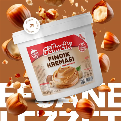 Fındık Kreması (Krokan) 5 Kg – Parça Fındıklı Profesyonel Dolgu Kreması