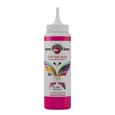 Fo Pembe Sıvı Gıda Boyası 280 ml