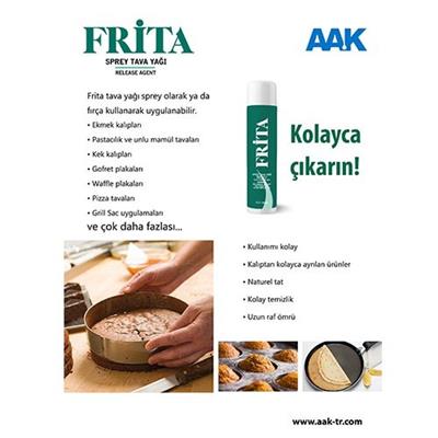 AAK Frita Tava Sprey Yağı 600 ml