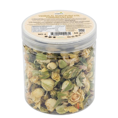 Dr. Gusto Gerçek Yenilebilir Kurutulmuş Beyaz Gül 30 gr - Pasta, Tatlı ve İçecek Süsleme
