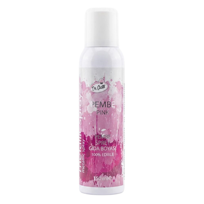 Gıda Sprey Boyası Pembe 150 ML – Pasta ve Tatlı Dekor Spreyi