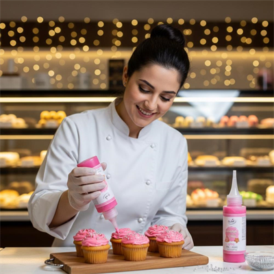 Glazür Cookie Icing Pembe 150 GR – Kurabiye, Cupcake ve Pasta İçin Kullanıma Hazır Şeker Glazürü