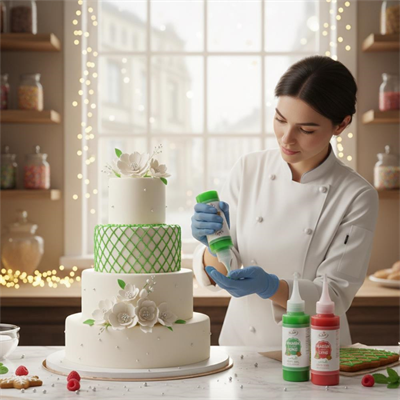 Glazür Cookie Icing Yeşil 150 GR – Kurabiye, Cupcake ve Pasta İçin Hazır Şeker Hamuru Glazürü