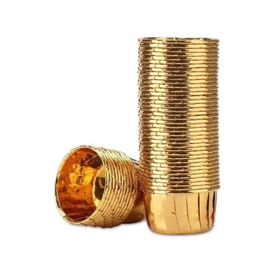 Gold Altın Sarısı Parlak Metalize 25li Muffin Cupcake Kek Kapsülü