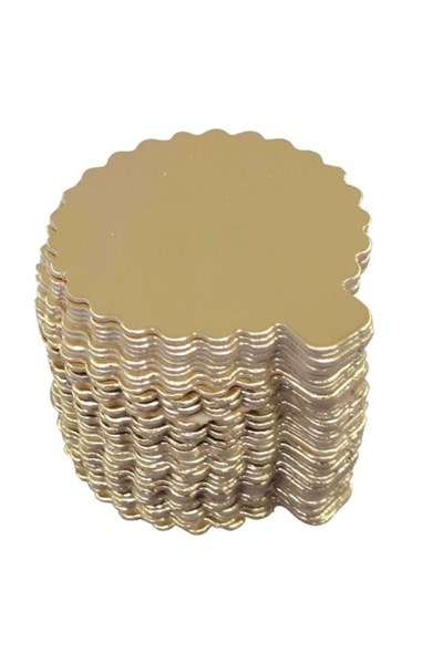 Gold Mendil Adet Pasta Altlığı Kalın 11 cm 50 Adet