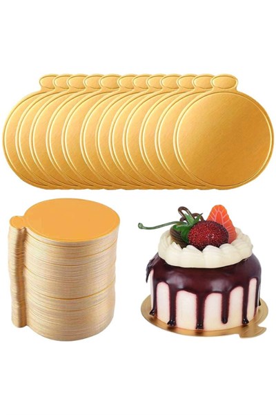 Gold Mendil Adet Pasta Altlığı Kalın 11 cm 50 Adet