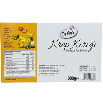 GUSTO KREP KIRIĞI 1 KG SADE