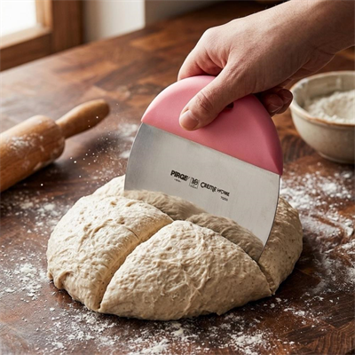 Hamur Kazıyıcı 10 CM Pembe – Pasta, Hamur ve Krema Sıyırıcı Aparat