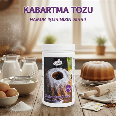 Kabartma Tozu 200 gr – Mükemmel Kabarma, Kusursuz Kıvam