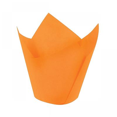 Kademeli Tulip Kek Kapsülü Turuncu 160x50 mm – 200 Adet